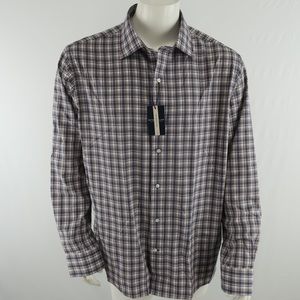 Peter Millar Crown‎ Crafted Button Up Shirt Men's Size XL Flex Finish